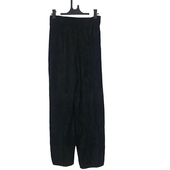 ARITZIA The Group By Babaton  Black Wide Leg Elastic Waist Pull On Pants Size S - Picture 5 of 7